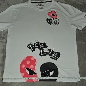 BKYS White Graphic Tee - Short Sleeve